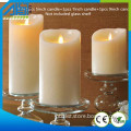 2015 Wax LED Candle Pillar Moving Wick Wedding Use Wax LED Candle Scented Candle